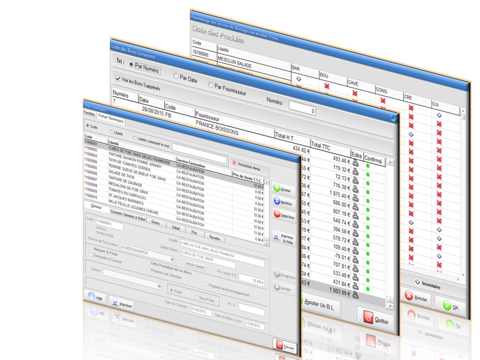 Logiciel gestion de stock Notus